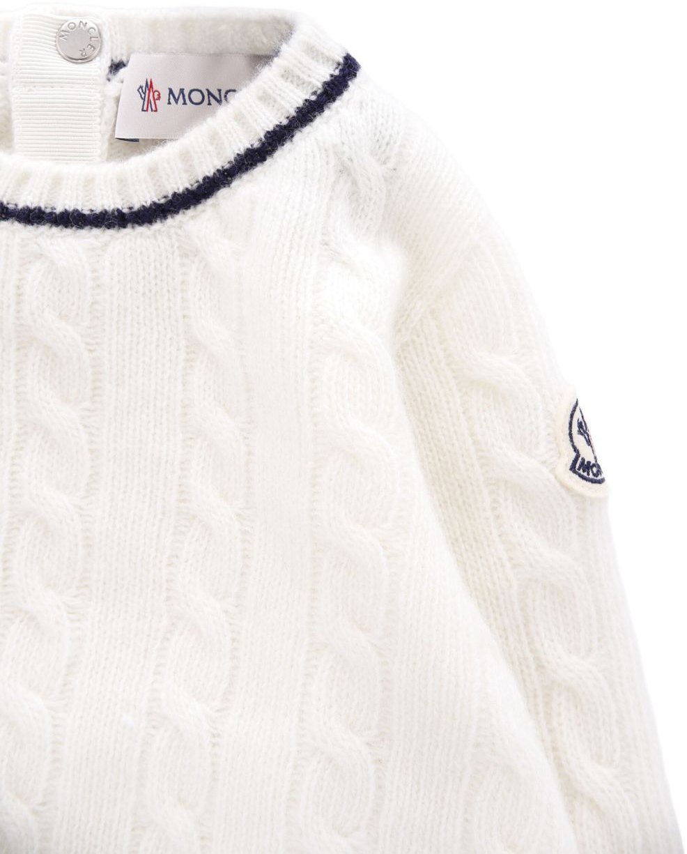 Moncler Sweaters White Wit