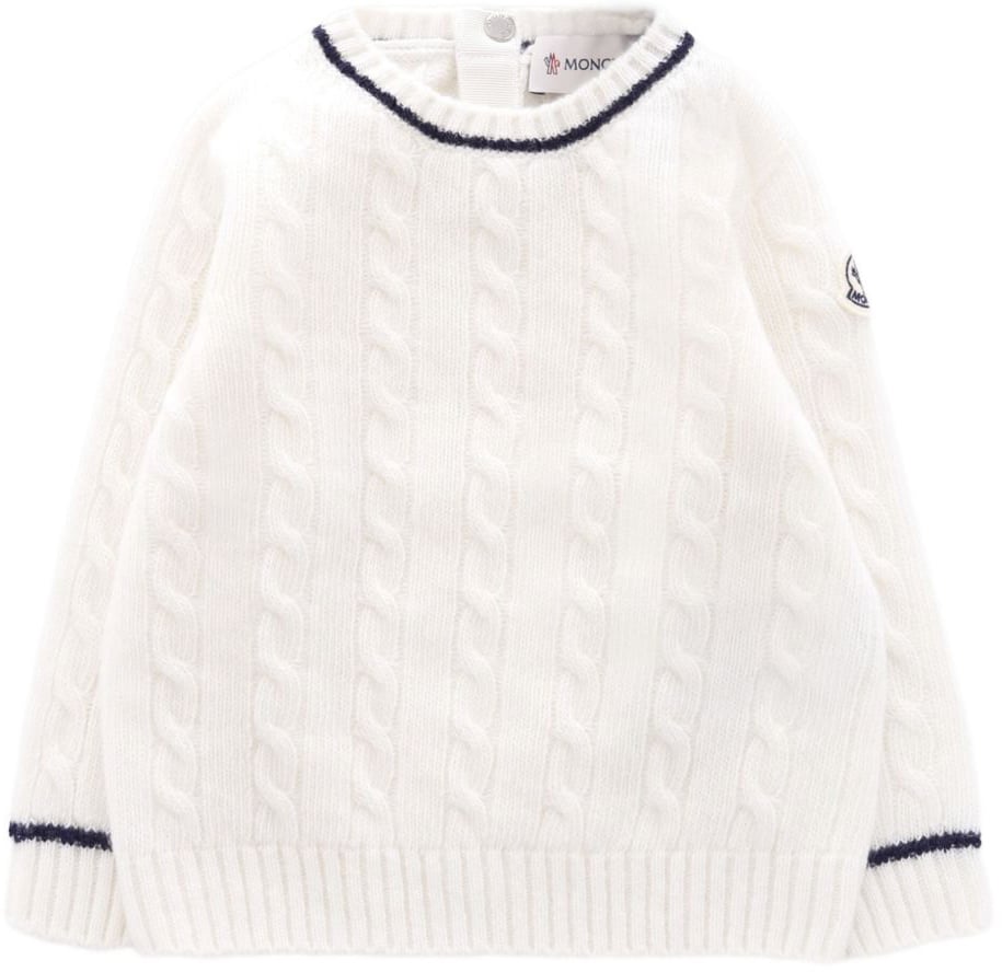 Moncler Sweaters White Wit