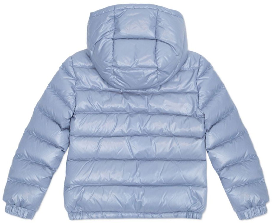 Moncler Coats Light Blue Blauw
