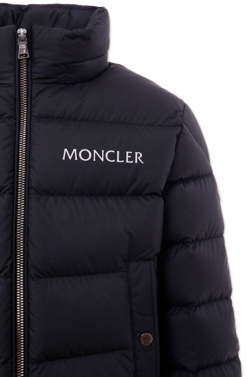 Moncler Coats Black Zwart