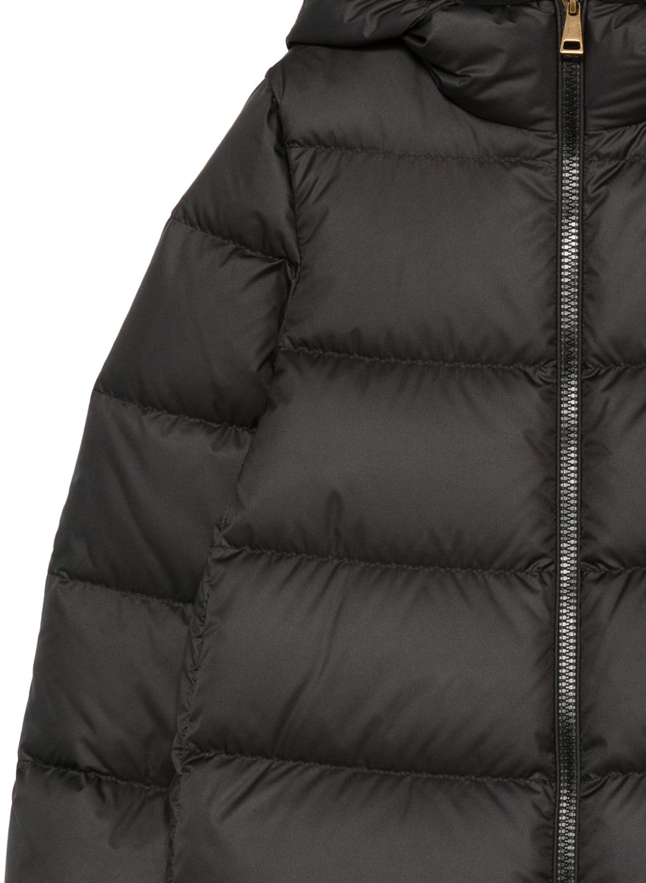 Moncler Coats Black Zwart