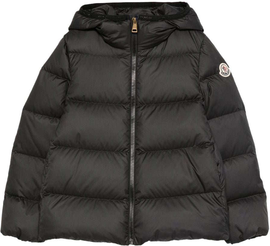Moncler Coats Black Zwart