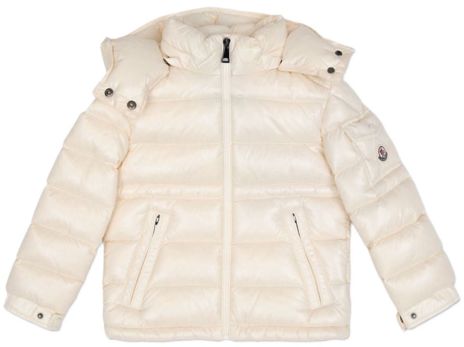 Moncler Coats White Wit
