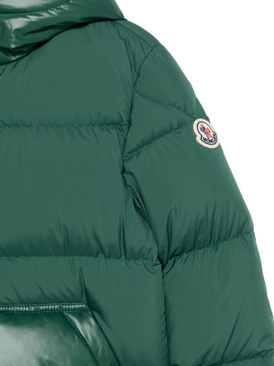 Moncler Coats Green Groen
