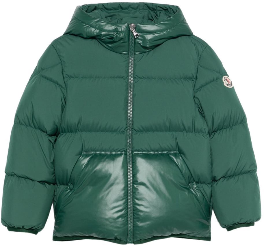 Moncler Coats Green Groen