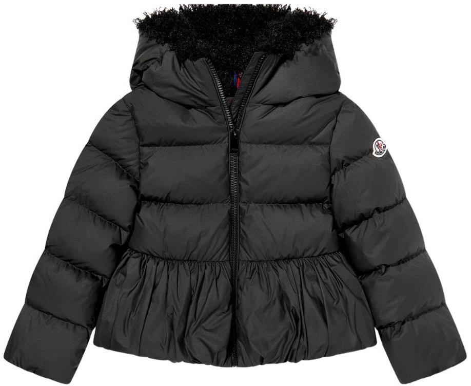 Moncler Coats Black Zwart