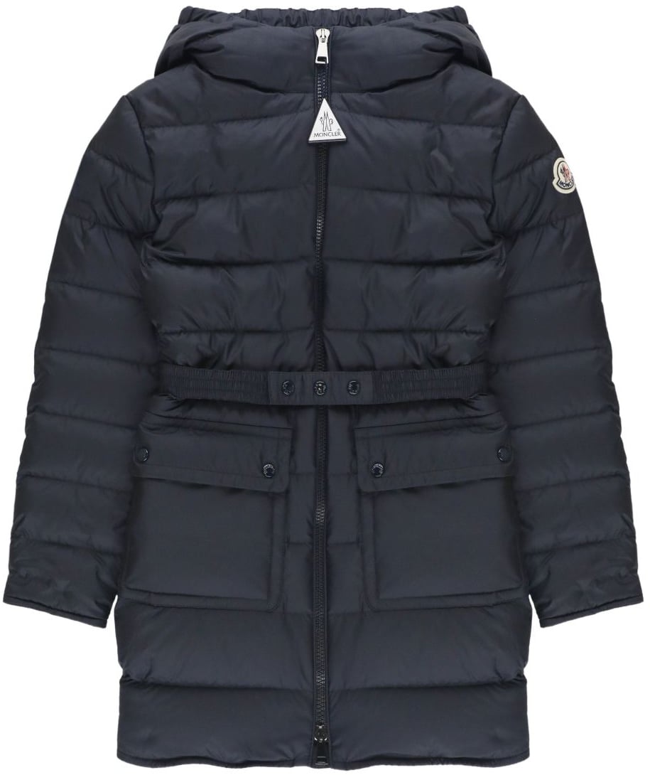Moncler Coats Blue Blauw
