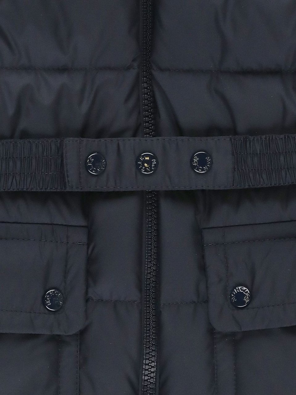 Moncler Coats Blue Blauw
