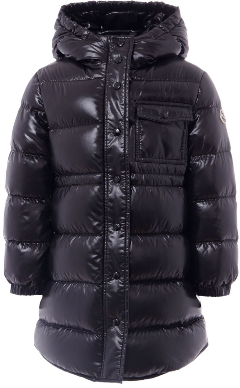 Moncler Coats Black Zwart