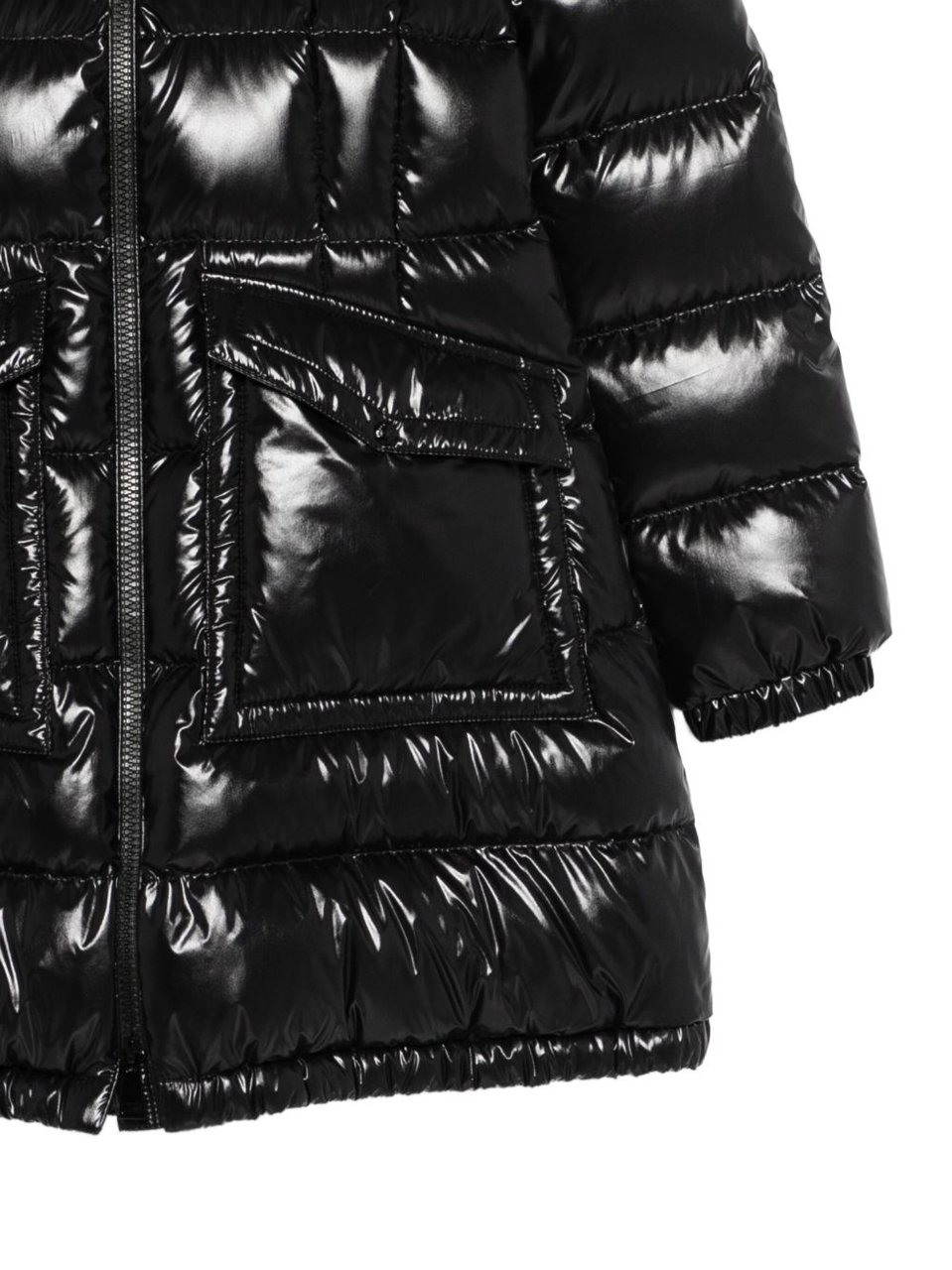 Moncler Coats Black Zwart
