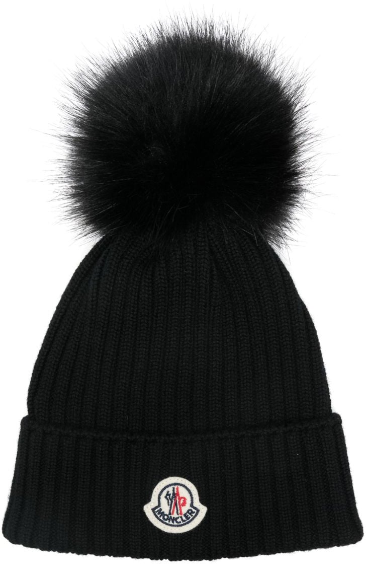Moncler Hats Black Zwart