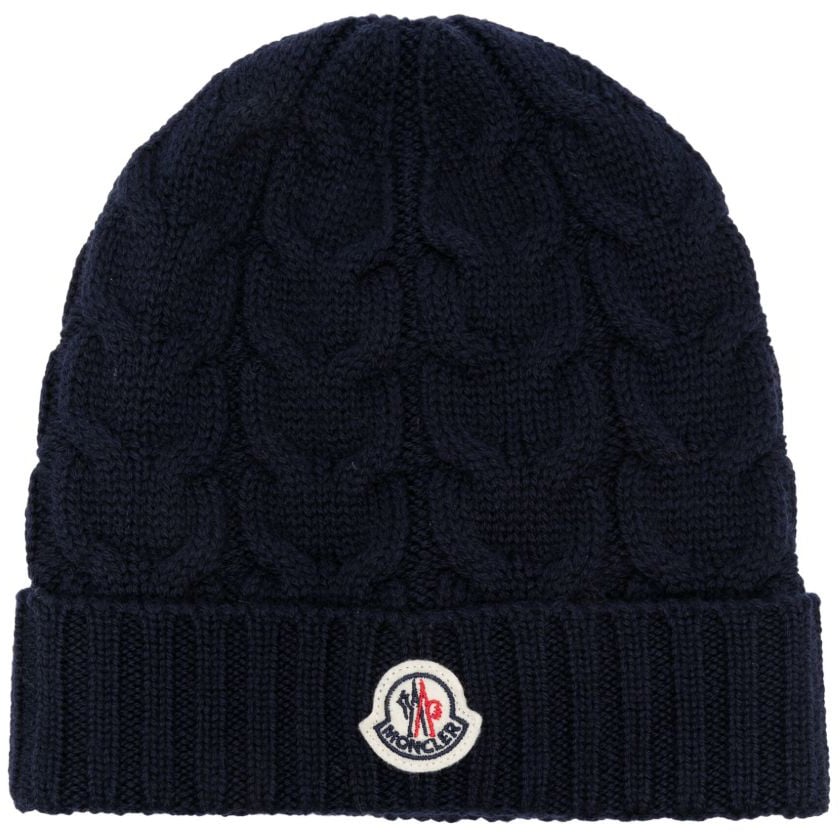 Moncler Hats Blue Blauw