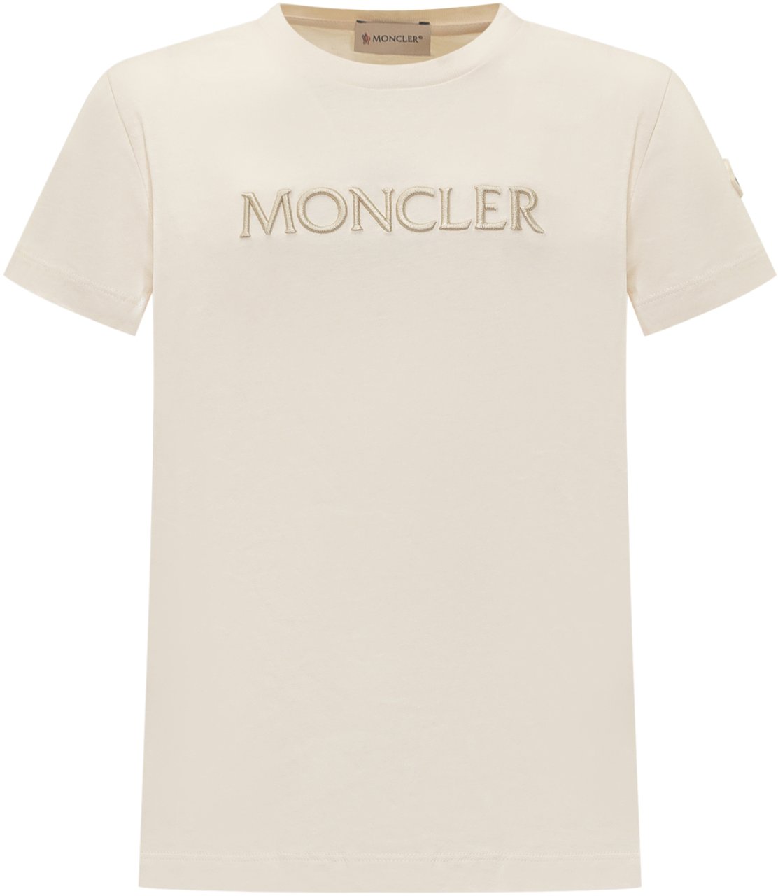 Moncler T-shirt Moncler Wit