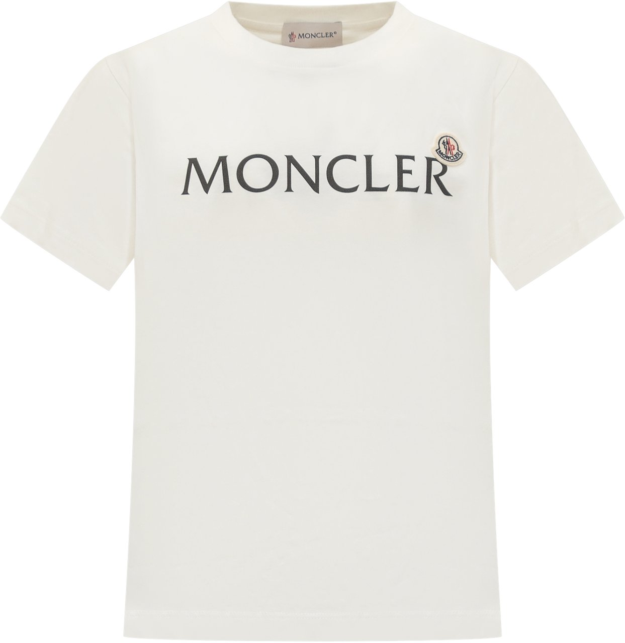 Moncler T-shirt Moncler Wit