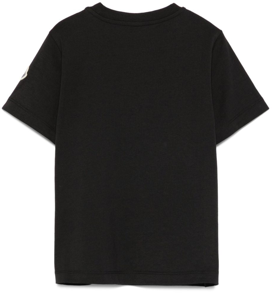 Moncler T-Shirts And Polos Black Zwart