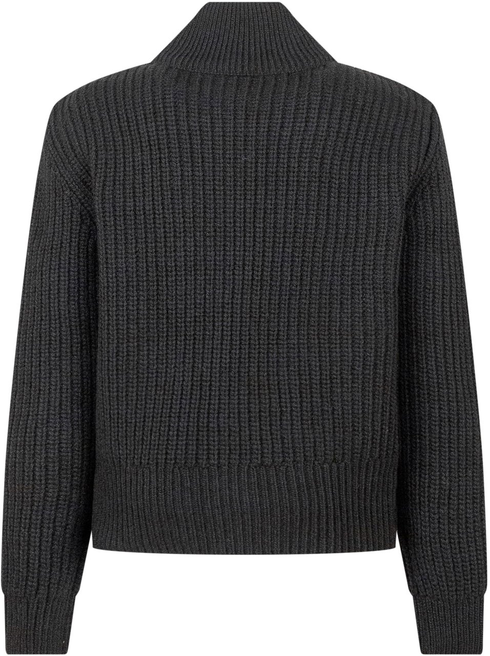 Moncler Moncler Kids Giacca Ibrida con Maniche in Maglia Zwart