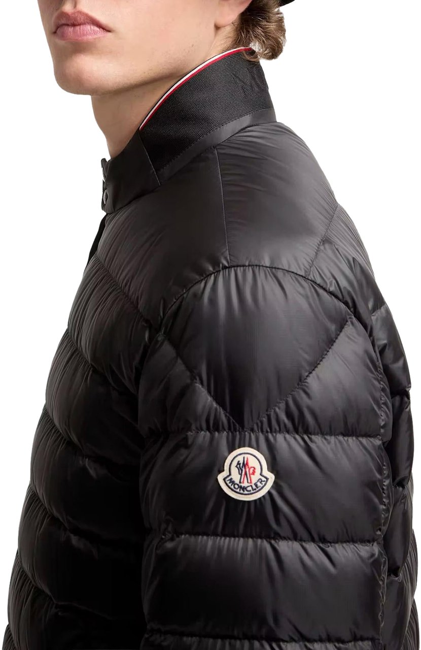 Moncler Heren Rigel Biker Jacket Zwart