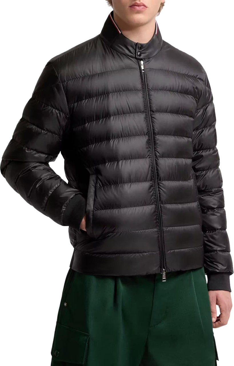 Moncler Heren Rigel Biker Jacket Zwart