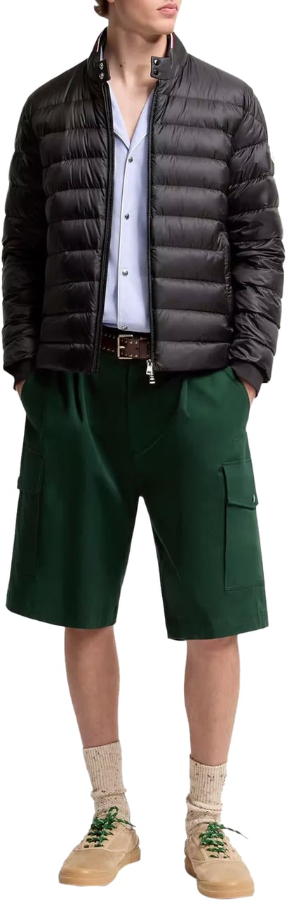 Moncler Heren Rigel Biker Jacket Zwart