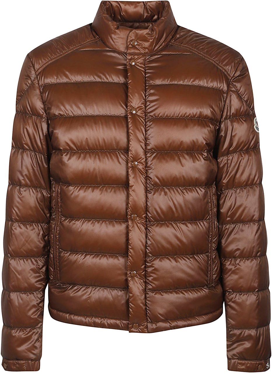 Moncler Selves Down Jacket Brown Bruin
