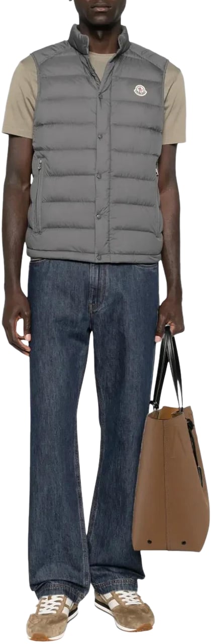 Moncler Heren Barthe Vest jas Grijs