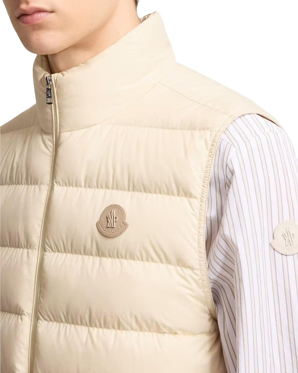 Moncler Heren Lechtal Vest jas Beige