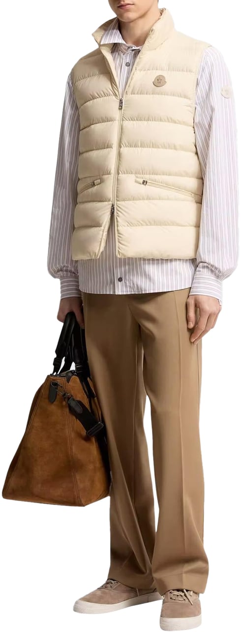 Moncler Heren Lechtal Vest jas Beige