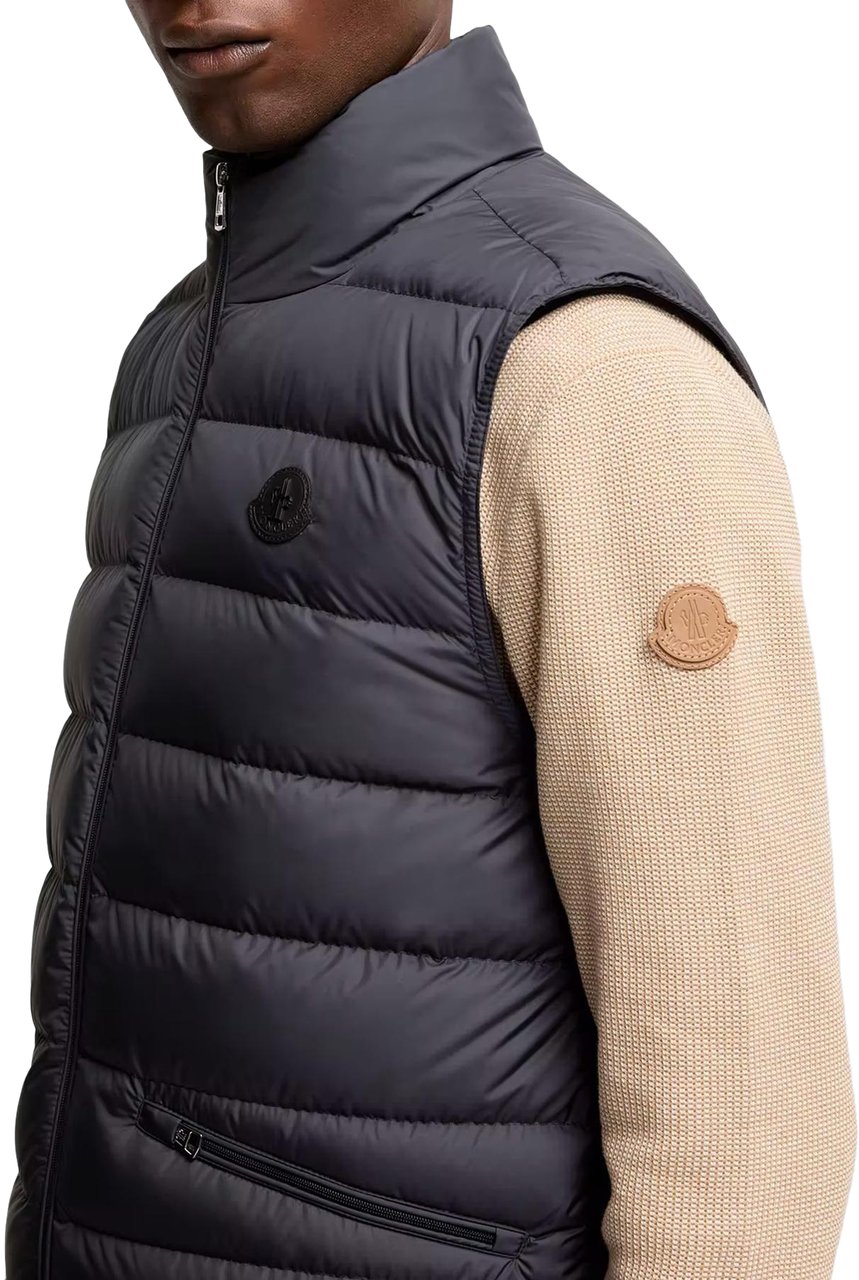 Moncler Heren Lechtal Vest jas Blauw