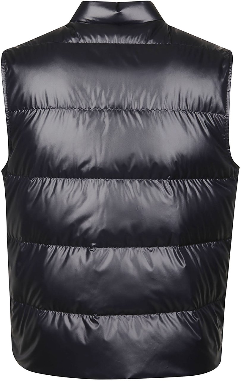Moncler Restigo Quilted Down Vest Blue Blauw