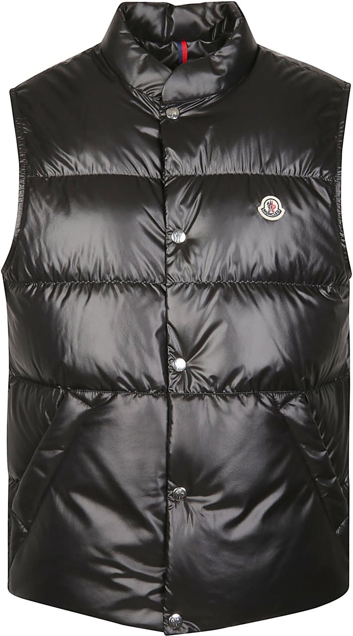 Moncler Restigo Quilted Down Vest Black Zwart
