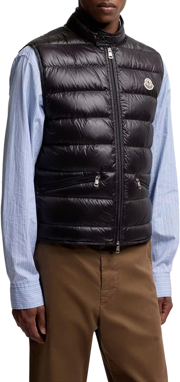 Moncler Heren Gui Vest Zwart
