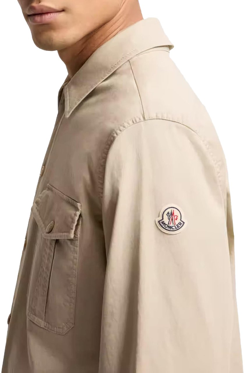Moncler Heren Shirt Beige