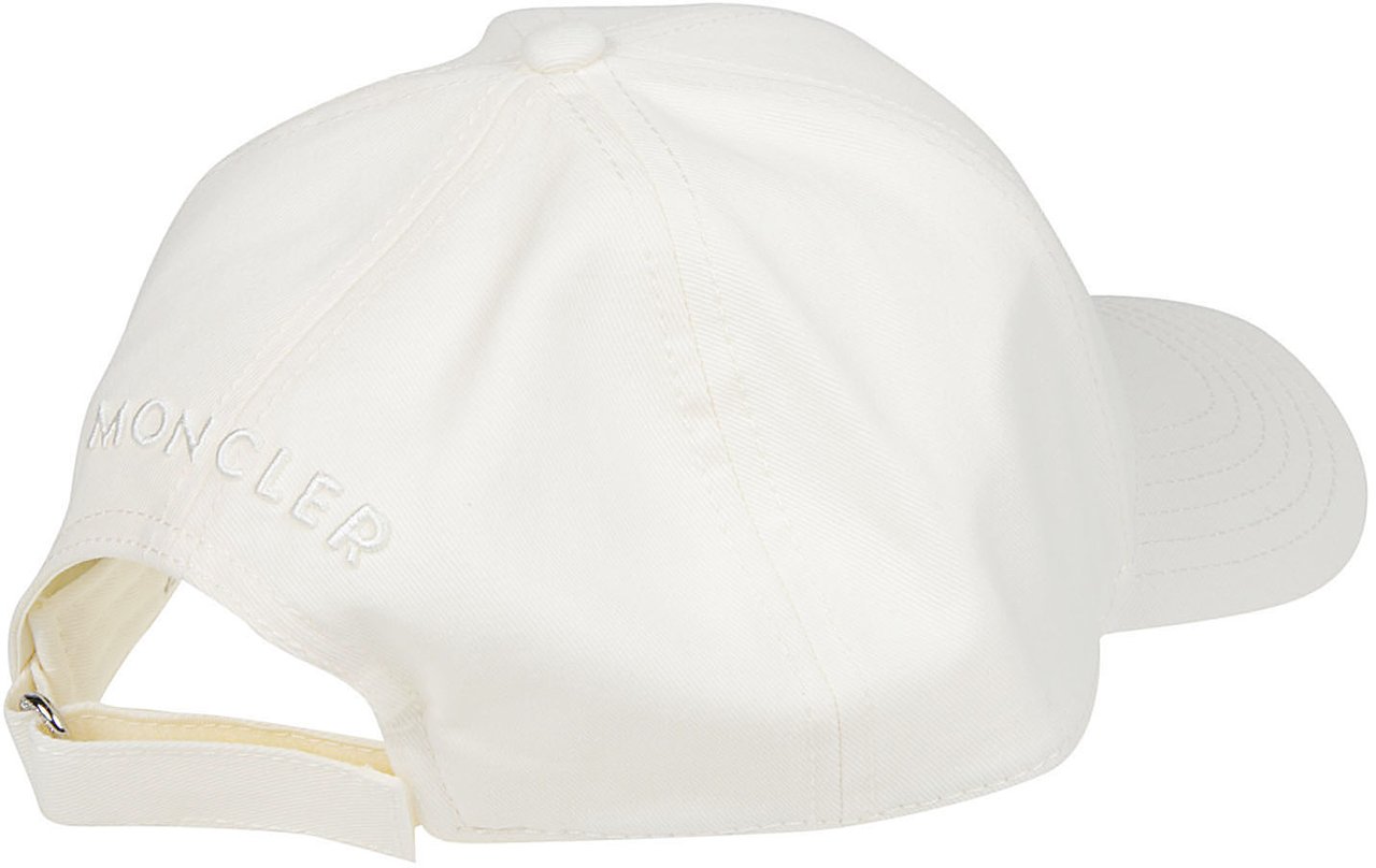 Moncler Baseball Cap White Wit