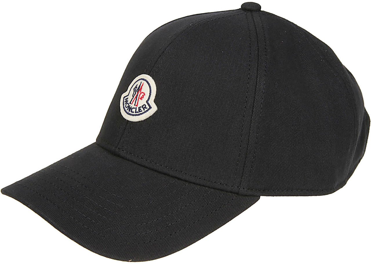 Moncler Baseball Cap Black Zwart