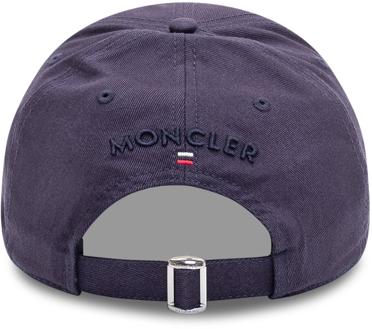 Moncler Cappello Baseball con Logo Ricamato Navy
