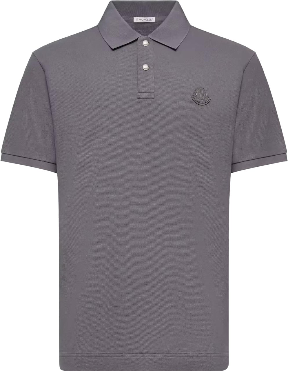Moncler Heren Ss Polo Grijs