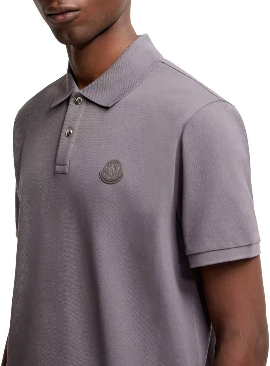 Moncler Heren Ss Polo Grijs