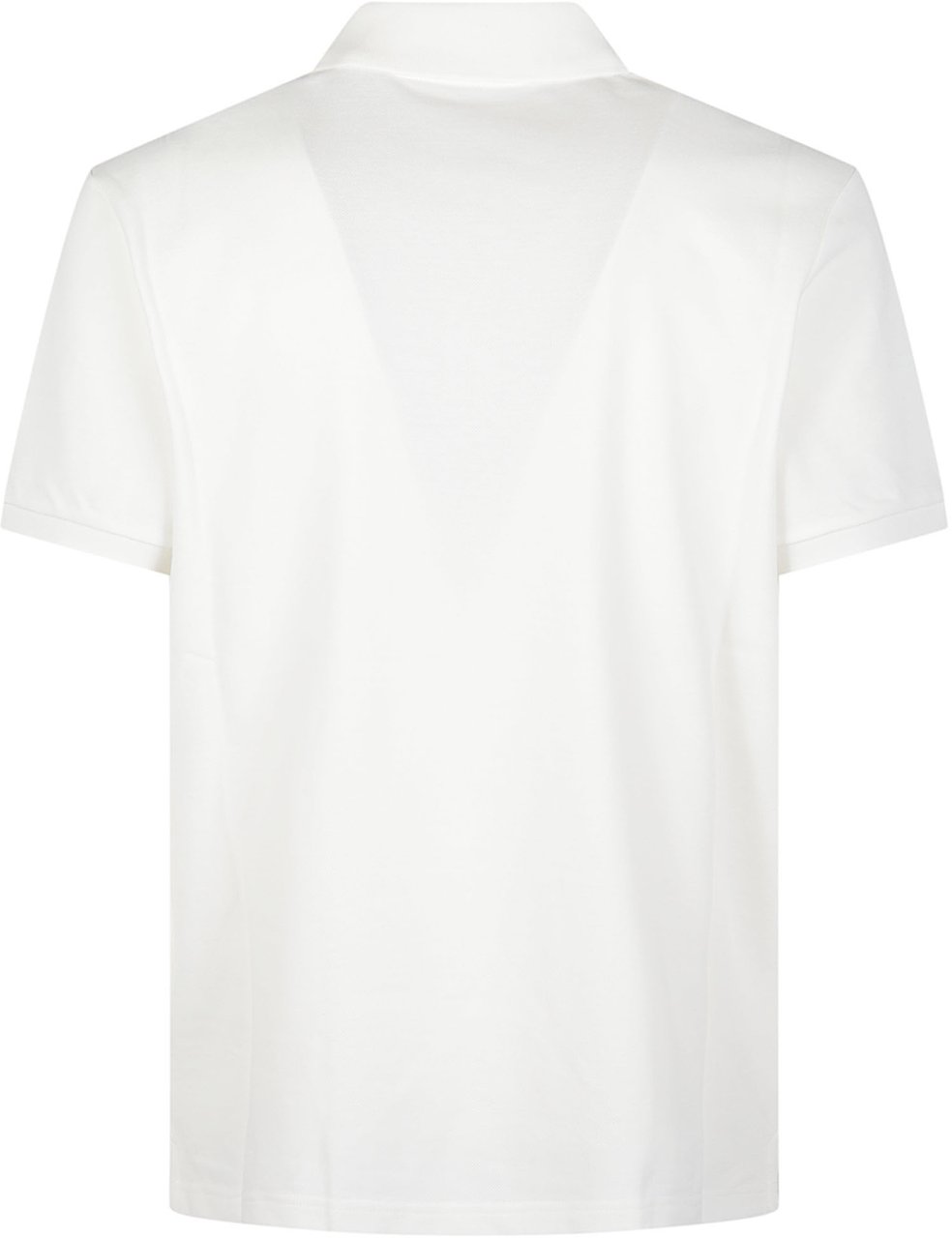 Moncler Short Sleeve Polo Shirt White Wit