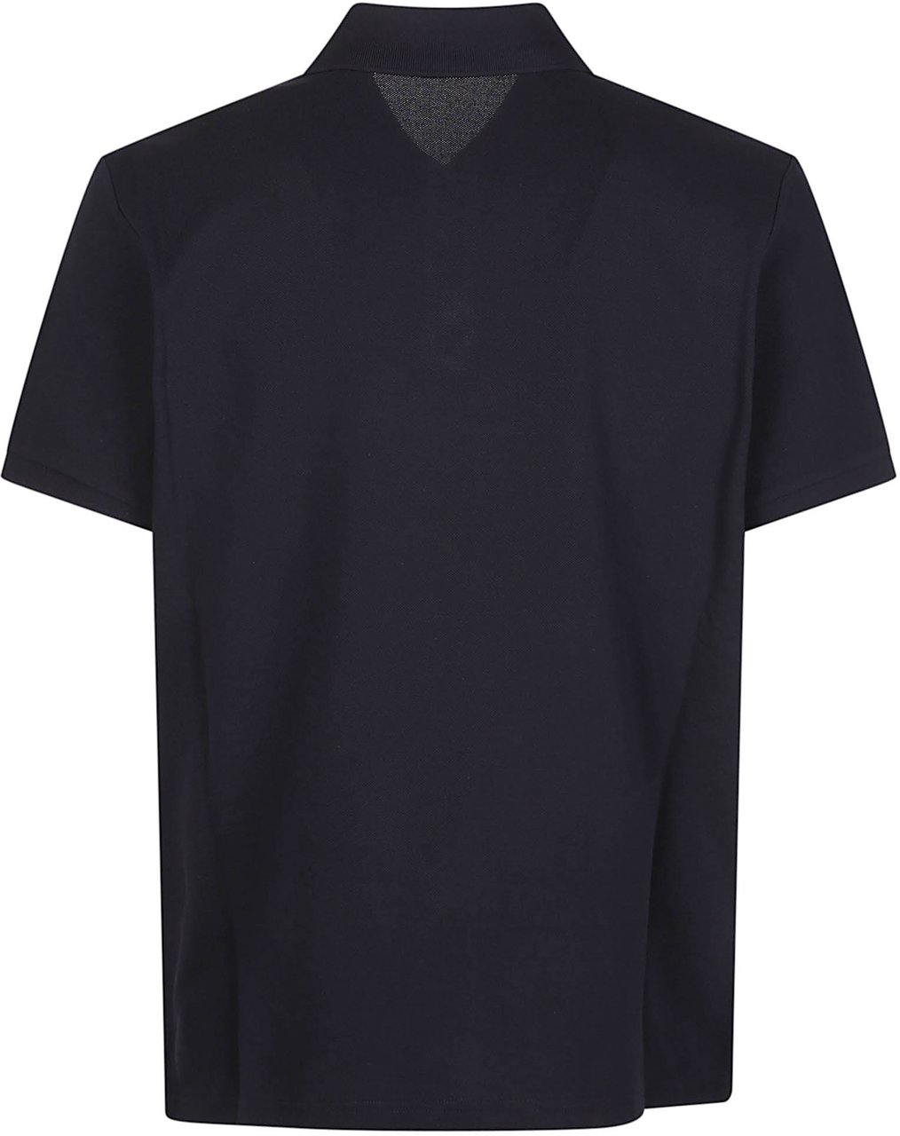 Moncler Short Sleeve Polo Shirt Blue Blauw