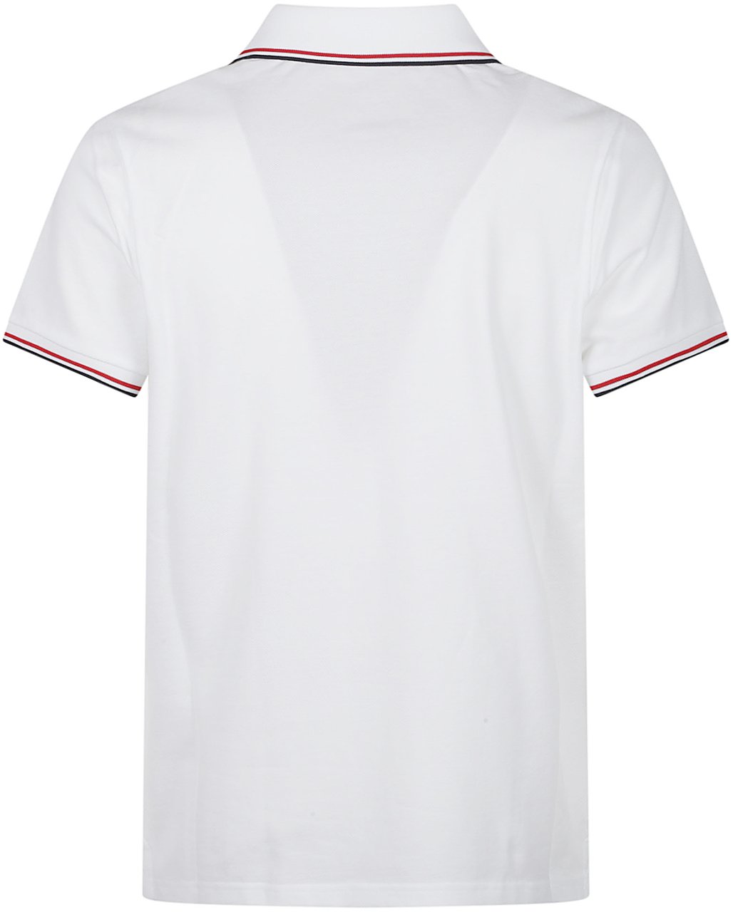 Moncler Short Sleeve Polo Shirt White Wit