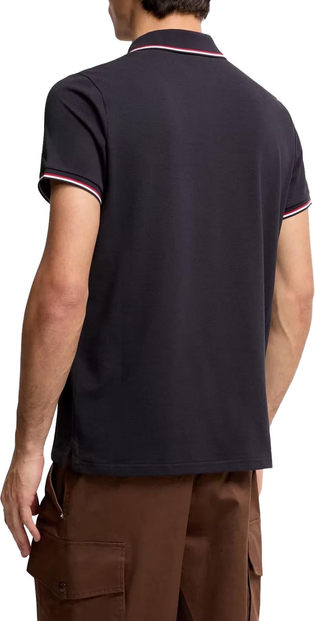 Moncler Heren Ss Polo Blauw