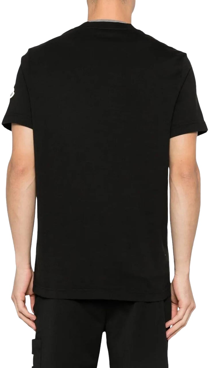Moncler Heren Ss T-Shirt Zwart