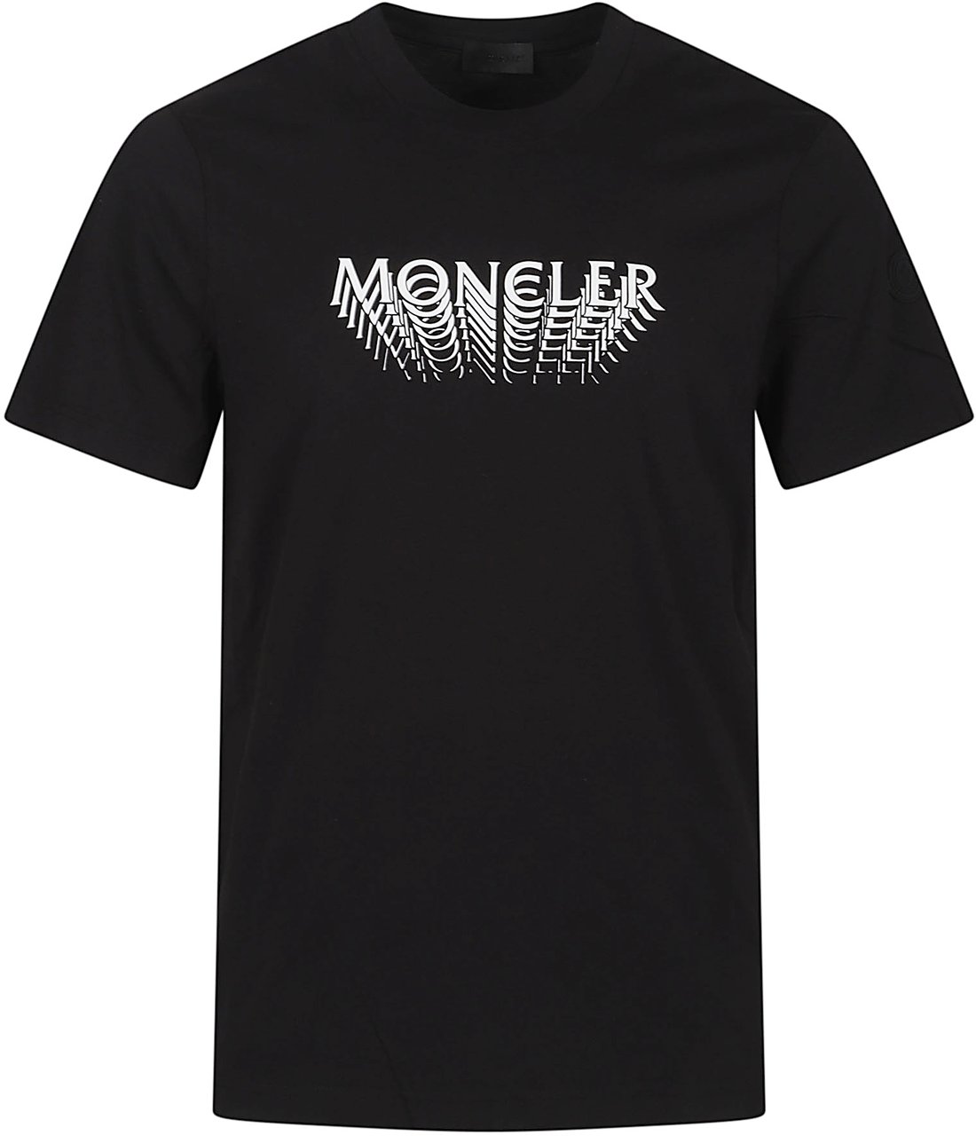 Moncler Logo T-shirt Black Zwart