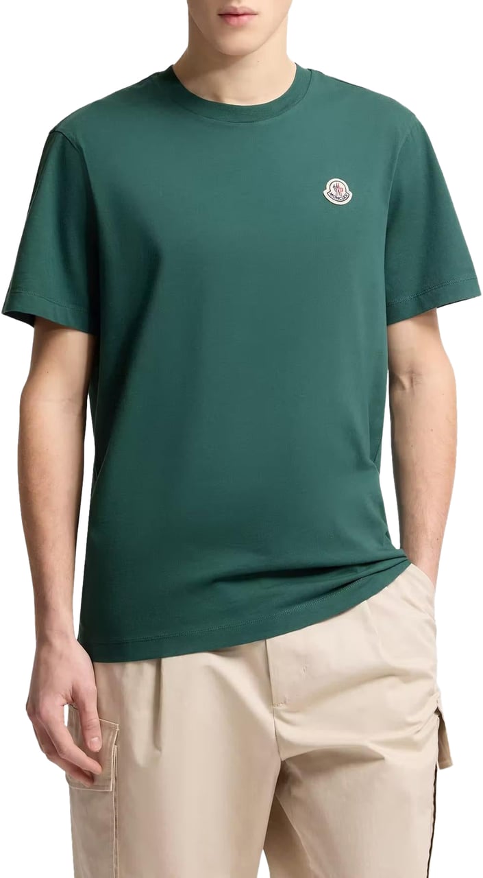 Moncler Heren Ss T-Shirt Paars