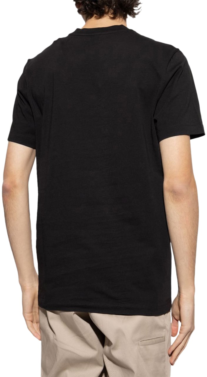 Moncler T-Shirts And Polos Black Zwart