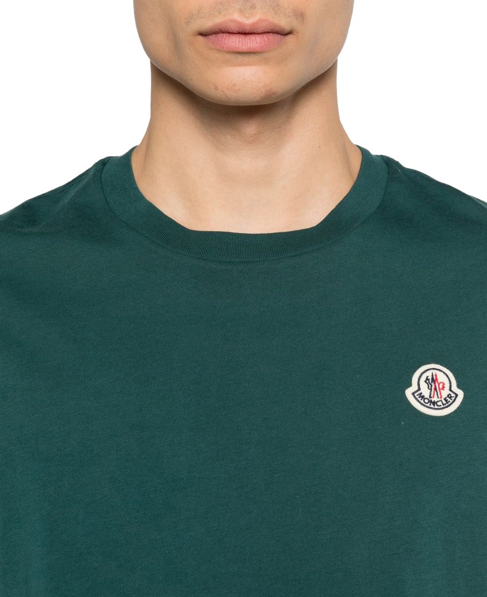 Moncler T-Shirts And Polos Green Groen