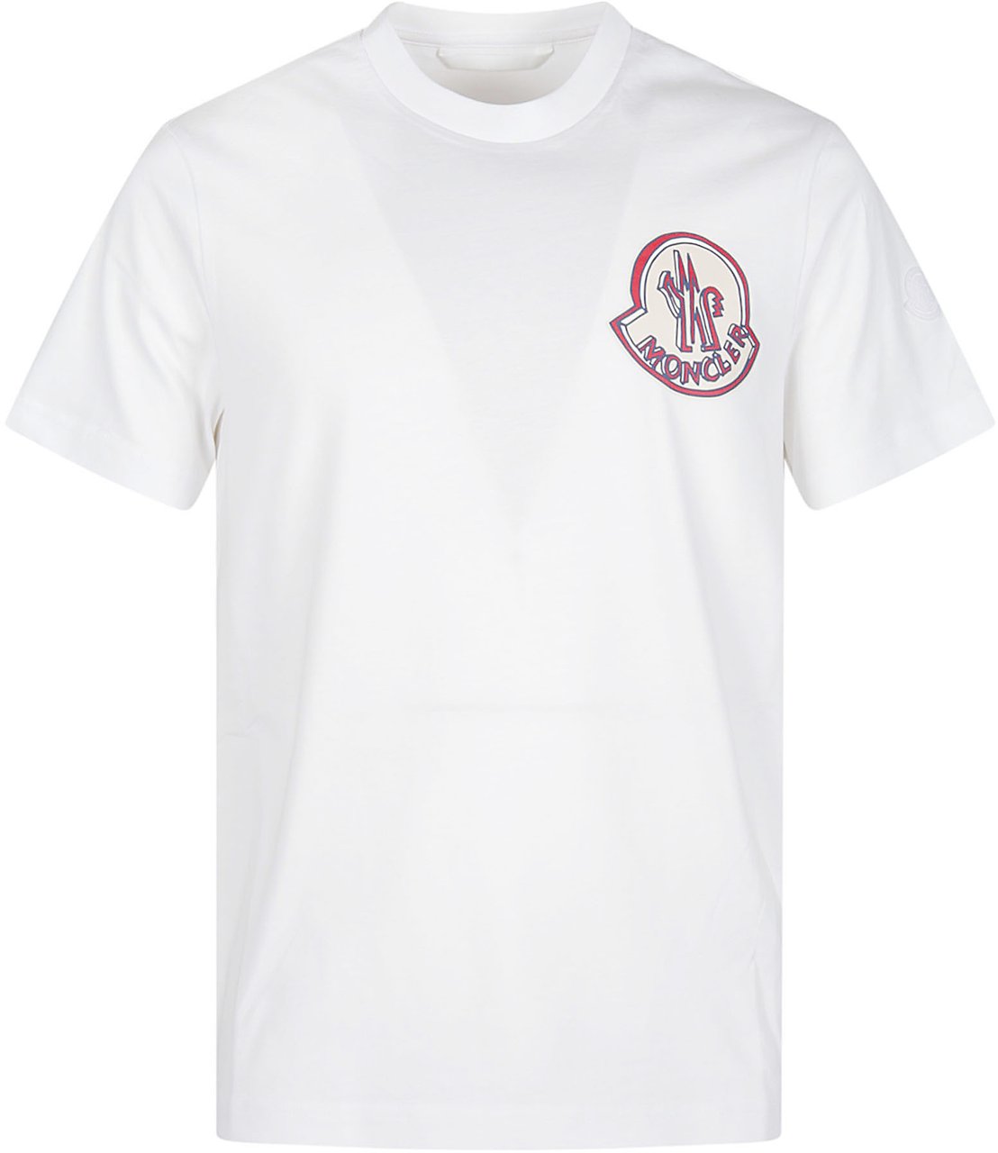 Moncler Logo T-shirt White Wit
