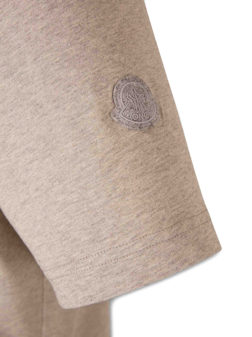 Moncler T-Shirts And Polos Green Lichtgrijs