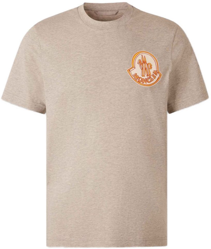 Moncler T-Shirts And Polos Green Lichtgrijs