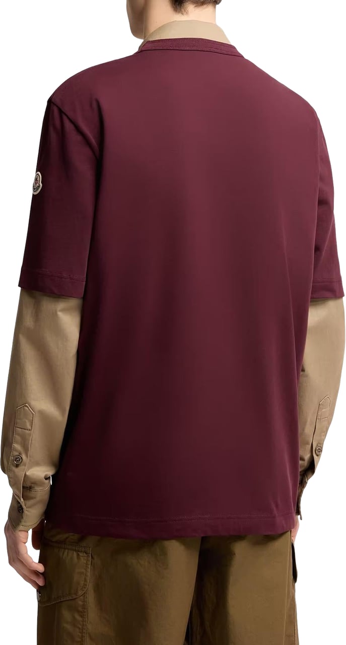 Moncler Heren Ss T-Shirt Rood